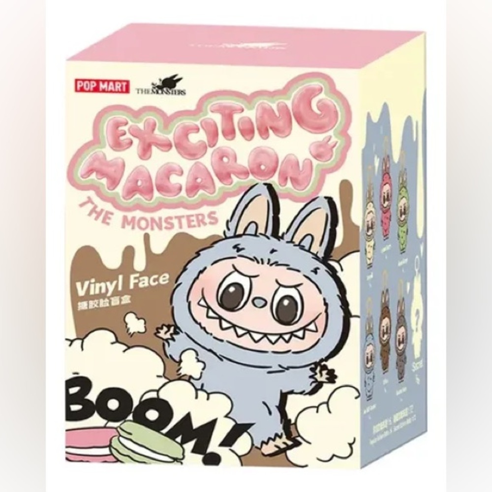 NEW SEALED 100% Authentic!!  Popmart LABUBU Exciting Macaron
